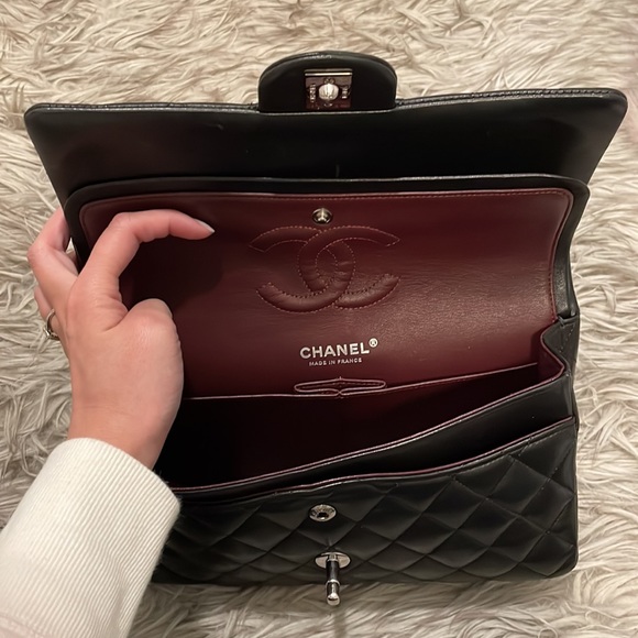 Chanel Medium Classic Double Flab Black - Picture 5 of 13